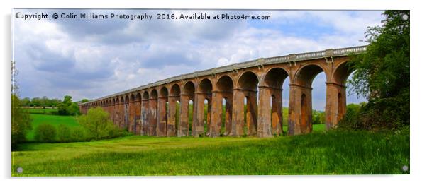 Balcombe Viaduct Pierced Piers 2 Acrylic by Colin Williams Photography