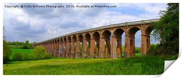 Balcombe Viaduct Pierced Piers 2 Print by Colin Williams Photography