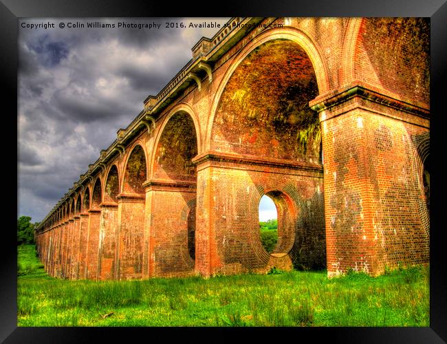 Balcombe Viaduct Pierced Piers 3 Framed Print by Colin Williams Photography