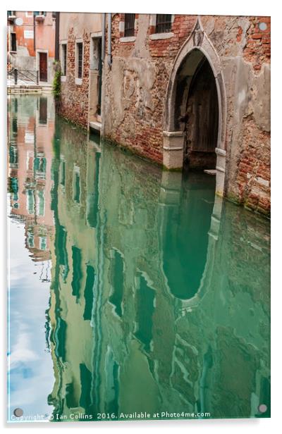 Rio de San Zanirovo, Venice Acrylic by Ian Collins