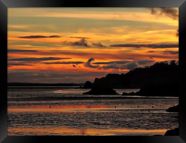 Coastal Sunset           Framed Print by Andy Smith