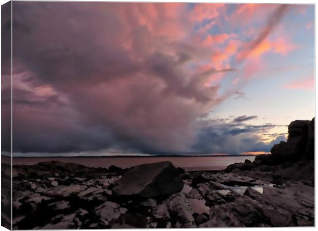 Dramatic Stormy Sky Canvas Print by Andy Smith