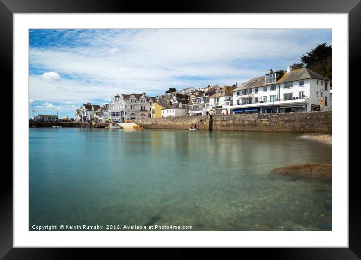 st. mawes Framed Mounted Print by Kelvin Rumsby