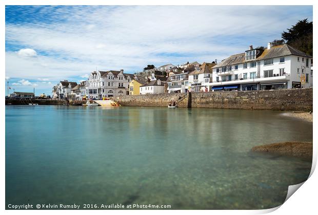 st. mawes Print by Kelvin Rumsby