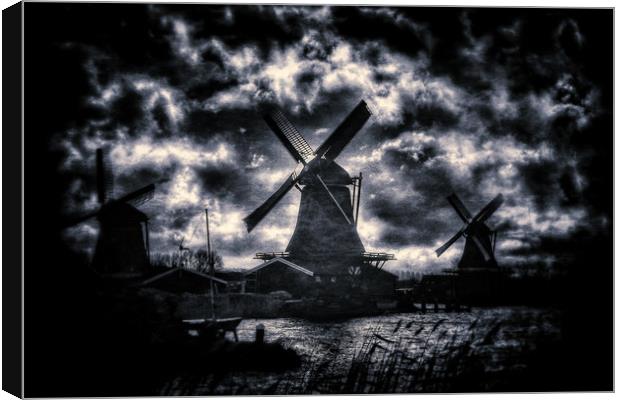 The Old Windmills Canvas Print by Scott Anderson
