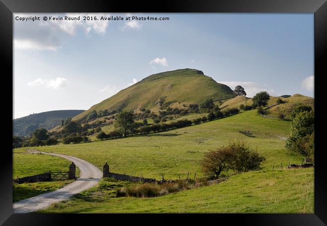 Chrome Hill Dovedale Framed Print by Kevin Round