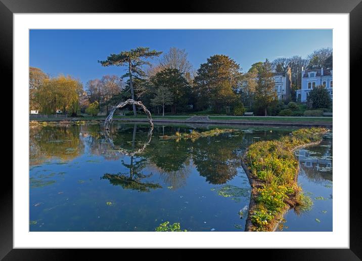 Through the hoop! Framed Mounted Print by Stephen Prosser