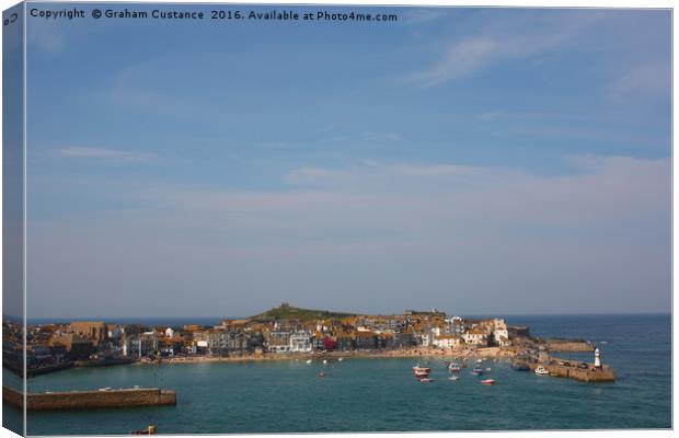 St Ives, Cornwall Canvas Print by Graham Custance