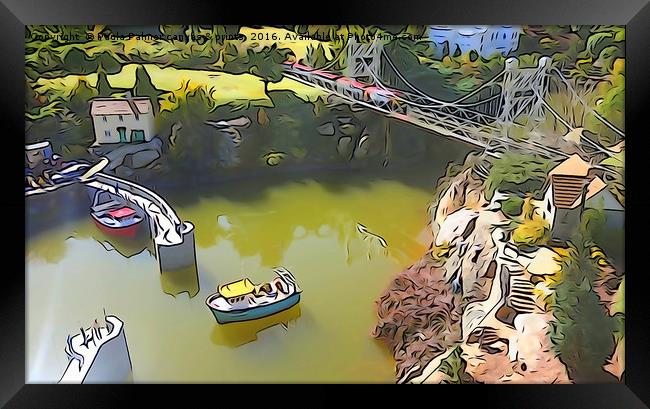 Harbourside view Framed Print by Paula Palmer canvas