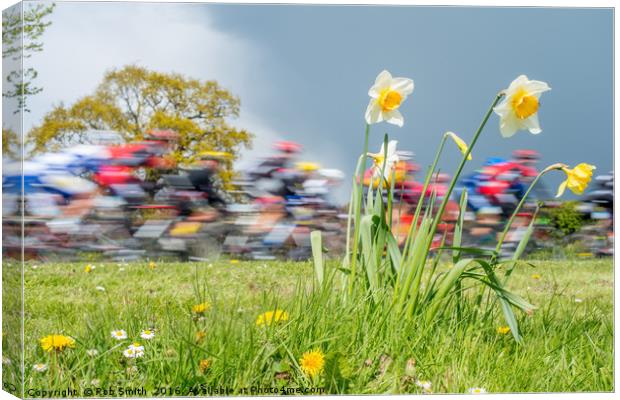 Tour de Yorkshire: Beyond the Pain Barrier Canvas Print by Rob Smith