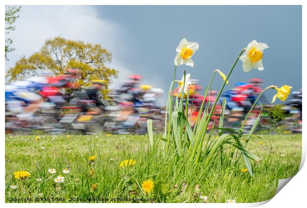 Tour de Yorkshire: Beyond the Pain Barrier Print by Rob Smith