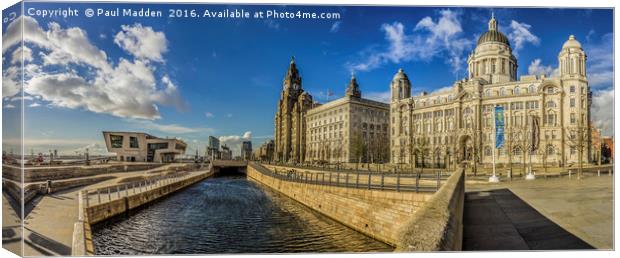 From Leeds to Liverpool Canvas Print by Paul Madden