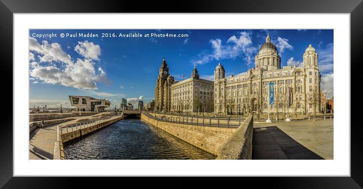 From Leeds to Liverpool Framed Mounted Print by Paul Madden
