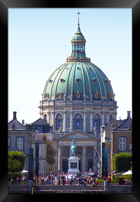 Front Entrance of Frederik's Church, Copenhagen Framed Print by Carole-Anne Fooks