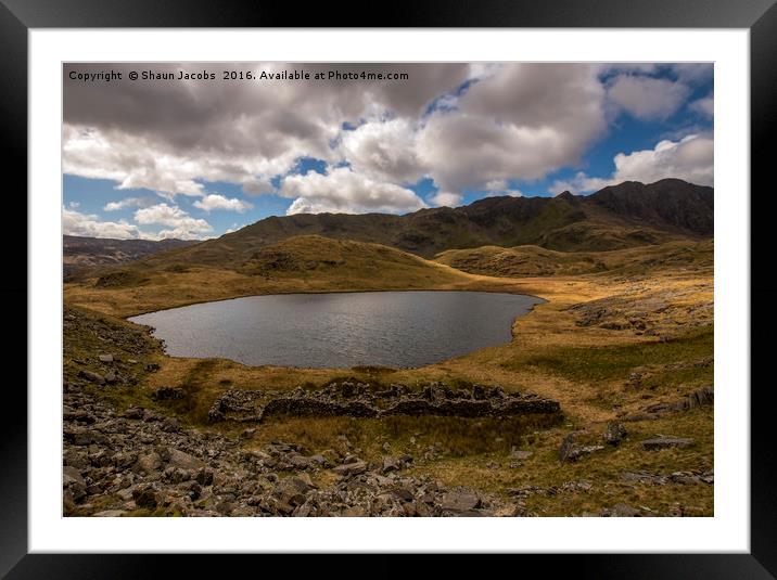 Snowdonia landscape  Framed Mounted Print by Shaun Jacobs