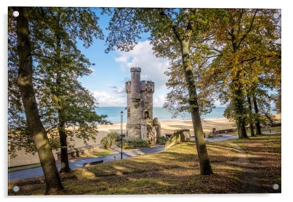 Appley Tower Ryde Isle Of Wight Acrylic by Wight Landscapes