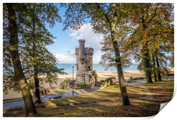 Appley Tower Ryde Isle Of Wight Print by Wight Landscapes
