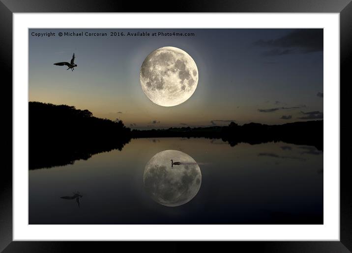Moonage Daydream  Framed Mounted Print by Michael Corcoran