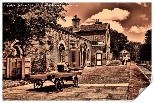 Hadlow Road Station, Willaston, Wirral, UK Print by Frank Irwin
