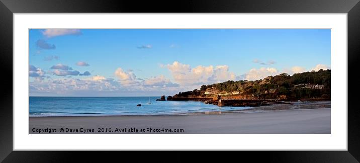 St Brelade's Bay Framed Mounted Print by Dave Eyres