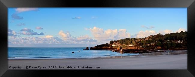 St Brelade's Bay Framed Print by Dave Eyres