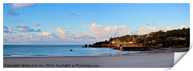 St Brelade's Bay Print by Dave Eyres