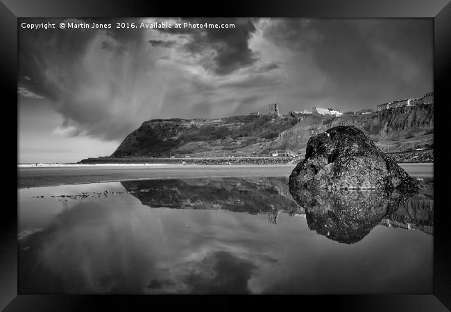 Squals over Scarborough Framed Print by K7 Photography