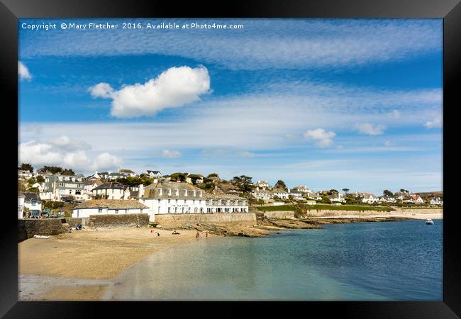 St Mawes, Cornwall Framed Print by Mary Fletcher