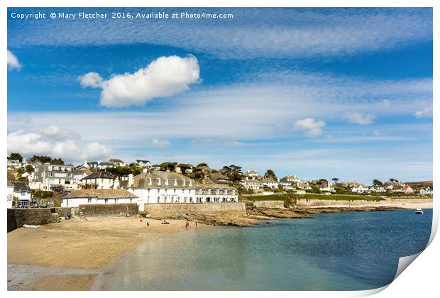 St Mawes, Cornwall Print by Mary Fletcher