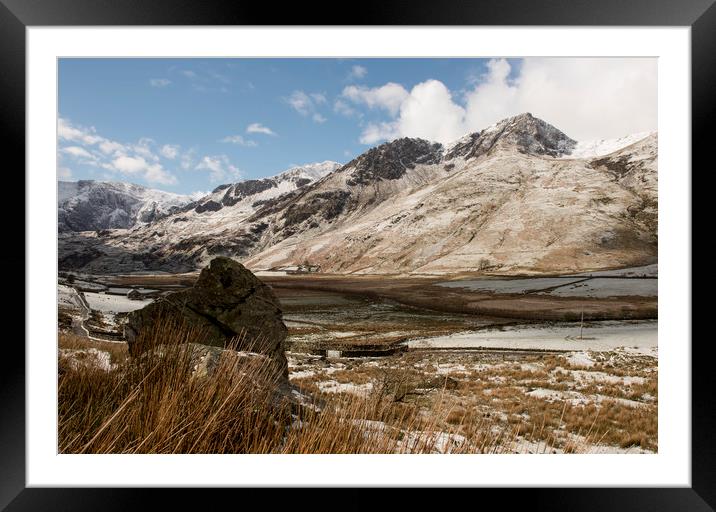 Snowdonia mountains  Framed Mounted Print by Shaun Jacobs