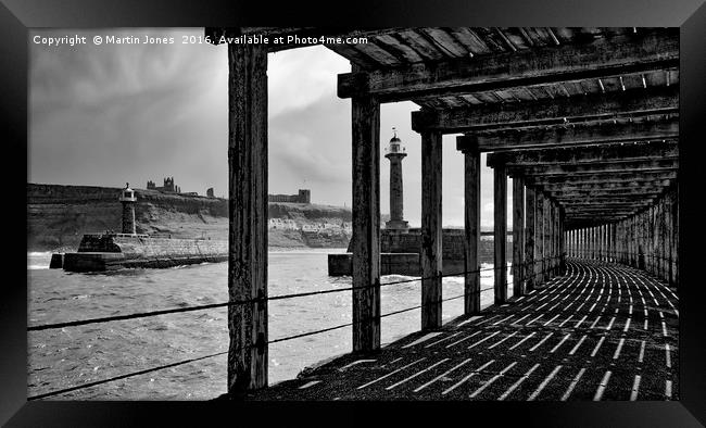Whitby Harbour Framed Print by K7 Photography