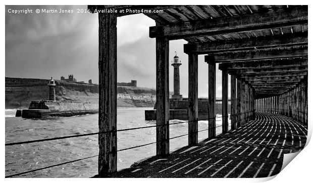 Whitby Harbour Print by K7 Photography
