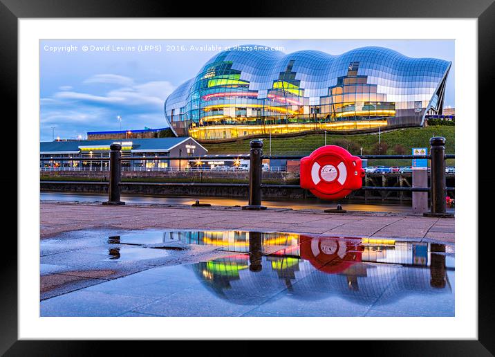 The Sage Gateshead Quays Framed Mounted Print by David Lewins (LRPS)