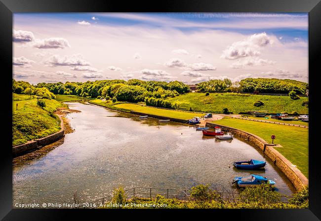 Seaton Sluice - With a Twist.......... Framed Print by Naylor's Photography
