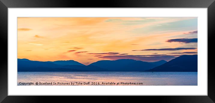 The Darkening Hills Framed Mounted Print by Tylie Duff Photo Art
