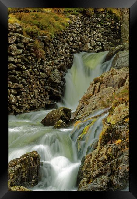 DODGE WATER Framed Print by andrew saxton