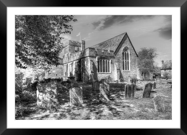 St Peter And St Paul Church Headcorn Kent Framed Mounted Print by David Pyatt