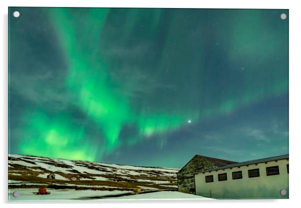 Northern lights - Icelandic Views Acrylic by Gail Johnson