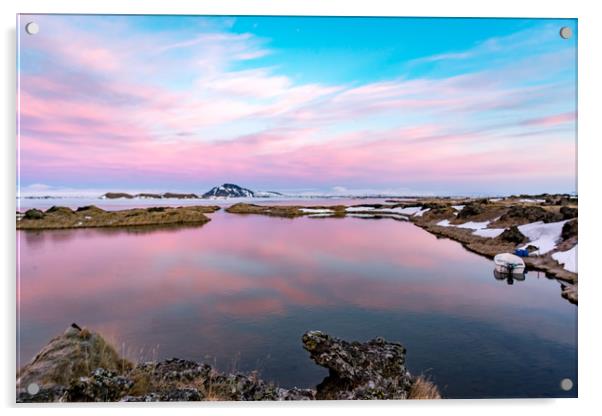 Myvatn lake Icelandic Views Acrylic by Gail Johnson