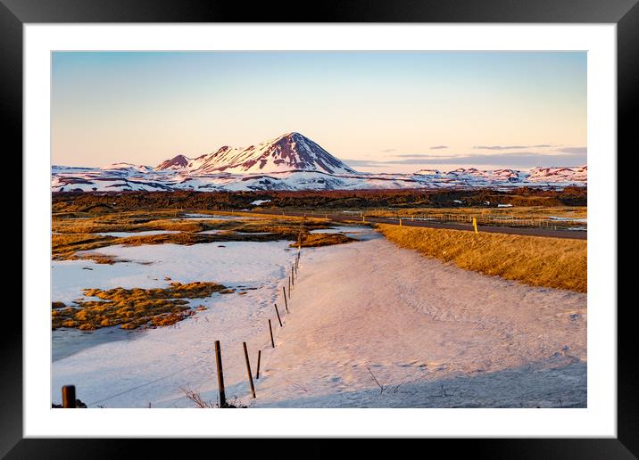 Icelandic Views Framed Mounted Print by Gail Johnson