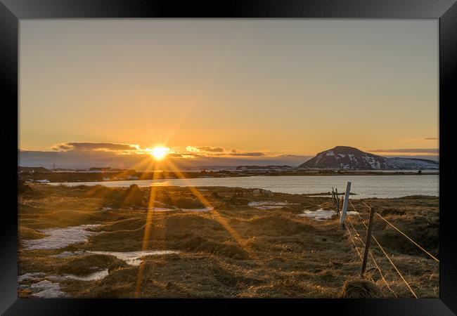 Icelandic Views Framed Print by Gail Johnson