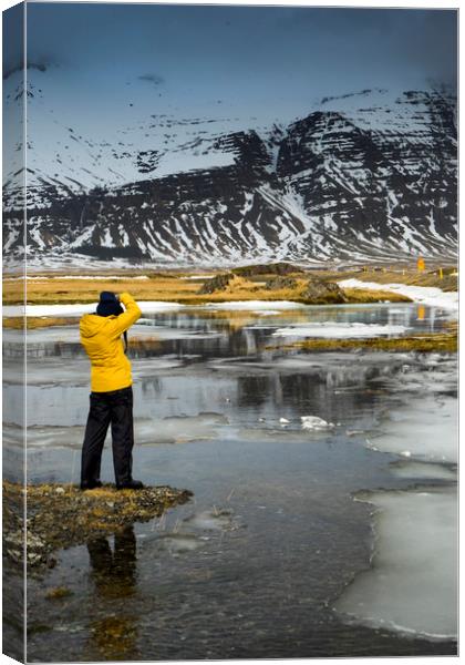 Icelandic Views - Gerdi Canvas Print by Gail Johnson