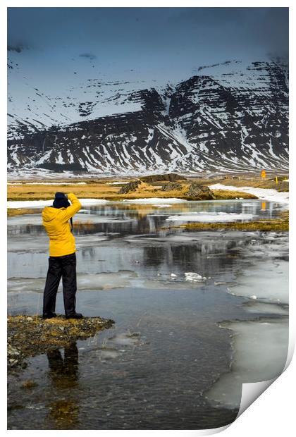 Icelandic Views - Gerdi Print by Gail Johnson
