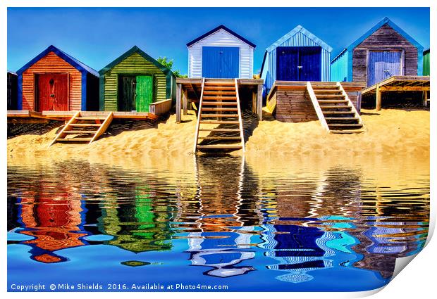 High Tide Serenity Print by Mike Shields