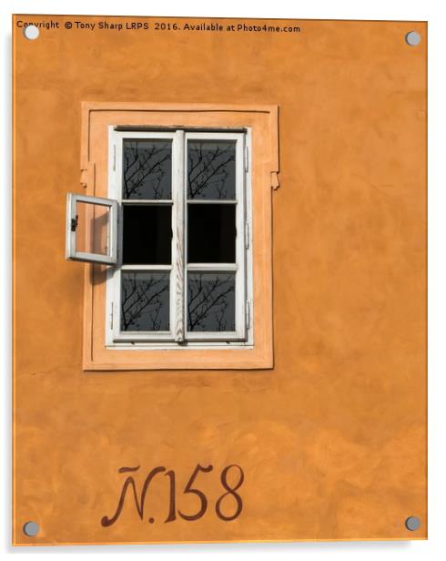 Open Window in Prague Acrylic by Tony Sharp LRPS CPAGB