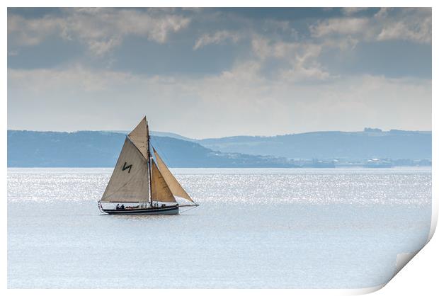 Falmouth Working Boat Print by Steve Purnell
