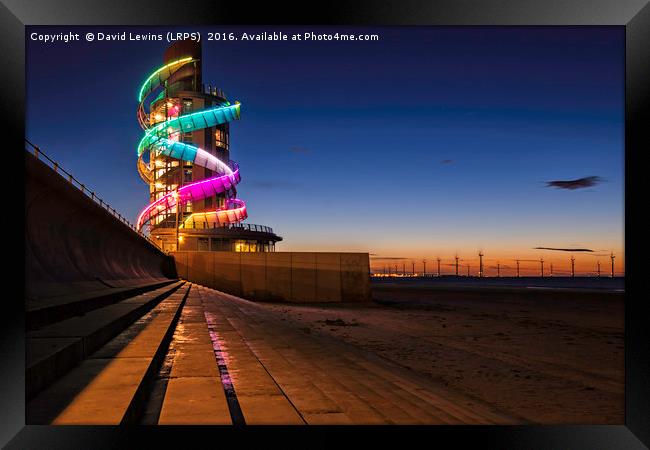 Redcar Beacon Framed Print by David Lewins (LRPS)