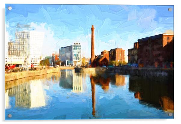 the pumphouse Acrylic by sue davies