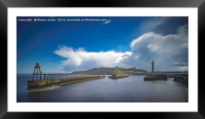 Harbour Mouth, Whitby Framed Mounted Print by K7 Photography