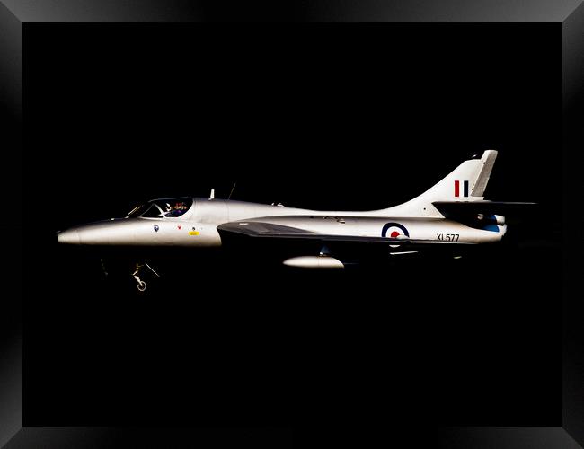 Hawker Hunter XL577 Framed Print by Keith Campbell